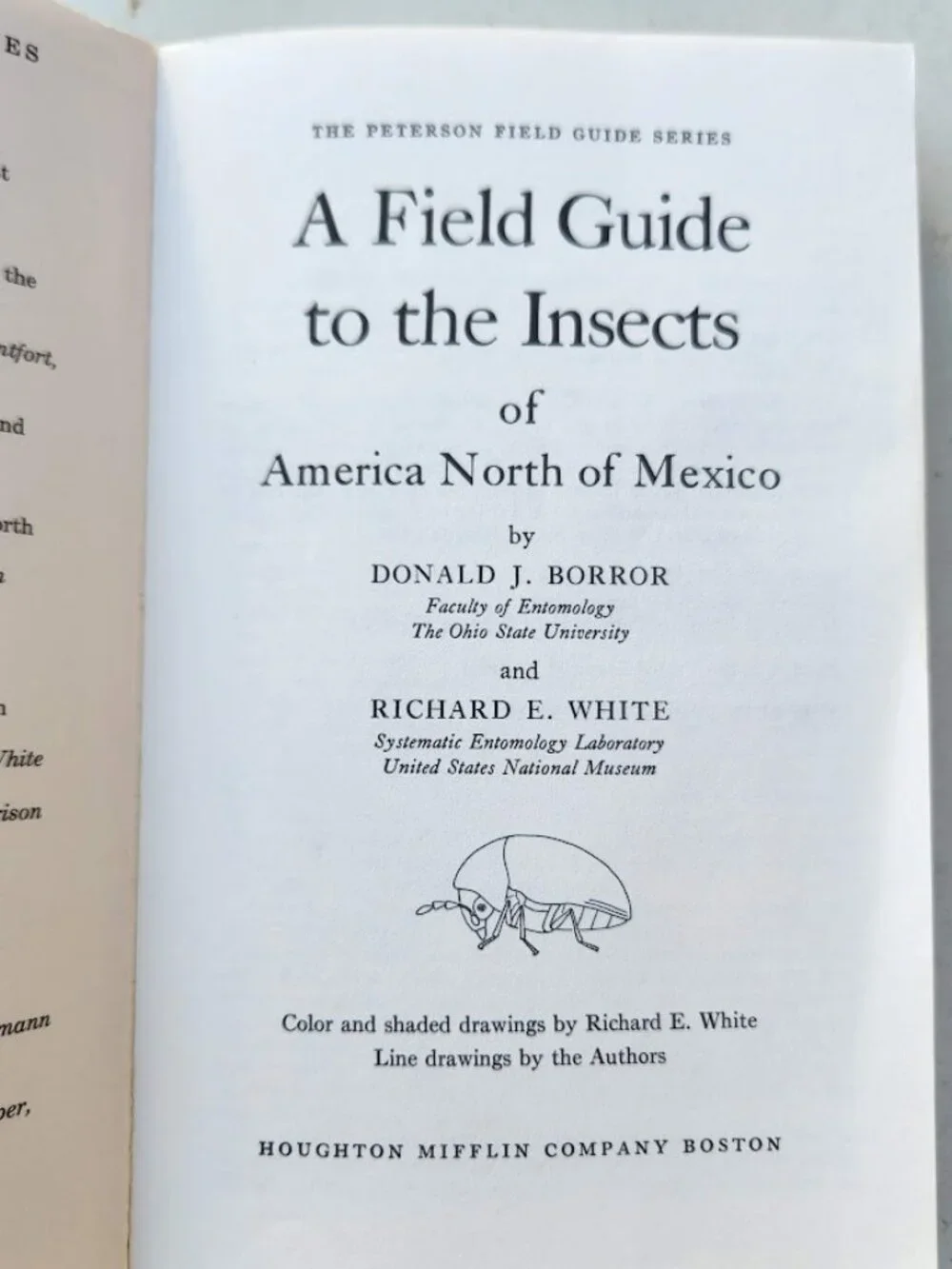 Peterson Field Guide Insects of America North of Mexico Vintage Book Entomology